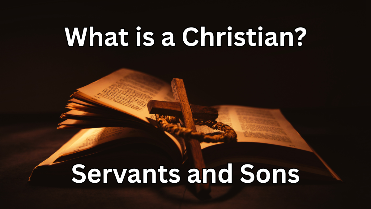 What is a Christian? Servants and Sons