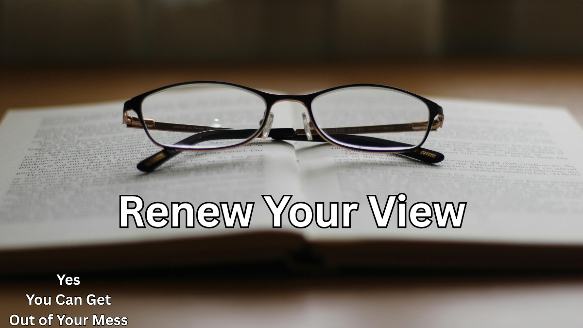 Yes, You Can Get Out of Your Mess: Renew Your View